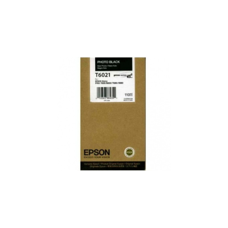 Epson oryginalny ink / tusz C13T602100, photo black, 110ml, Epson Stylus Pro 7800, 7880, 9800, 9880 - 1
