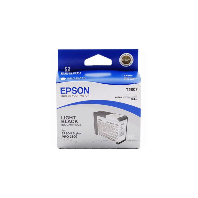 Epson oryginalny ink / tusz C13T580700, light black, 80ml, Epson Stylus Pro 3800 - 1