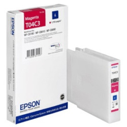 Epson oryginalny ink / tusz C13T04C340, magenta, Epson WF-C81xx, WF-C86xx - 1