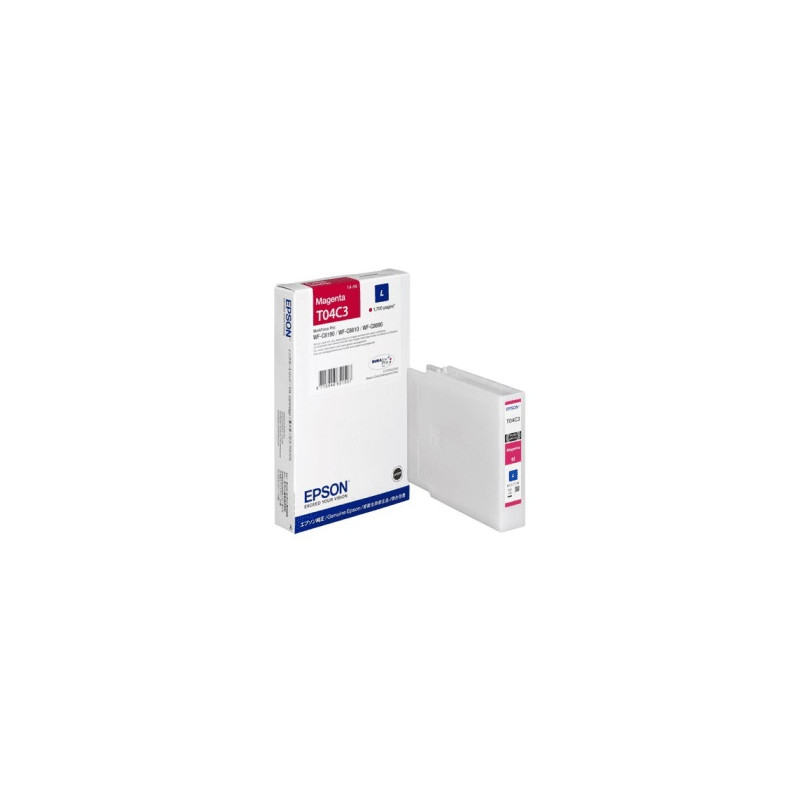 Epson oryginalny ink / tusz C13T04C340, magenta, Epson WF-C81xx, WF-C86xx - 1