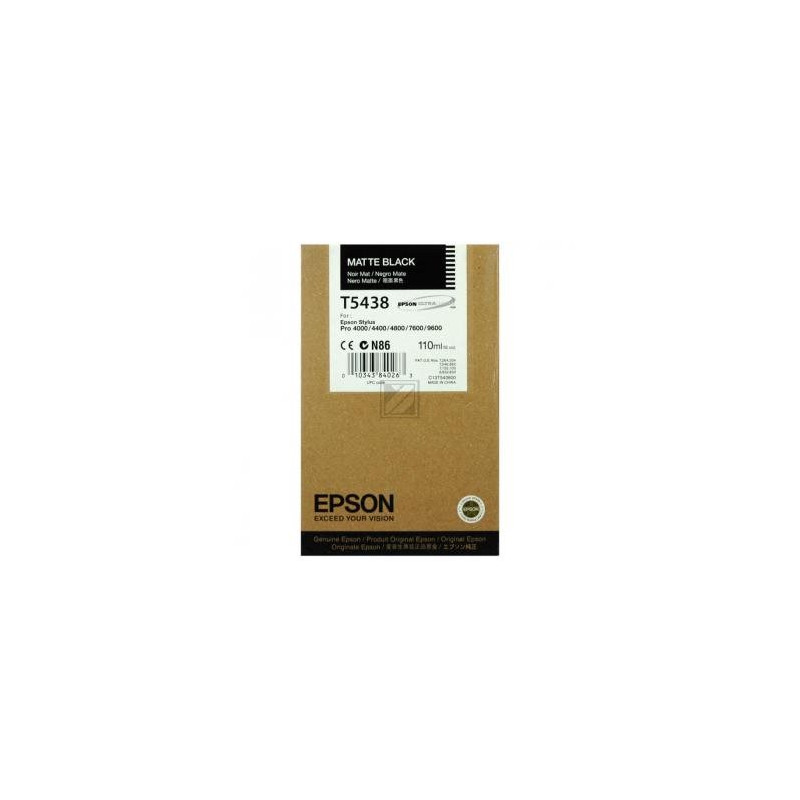 Epson oryginalny ink / tusz C13T543800, matte black, 110ml, Epson Stylus Pro 4800 - 1