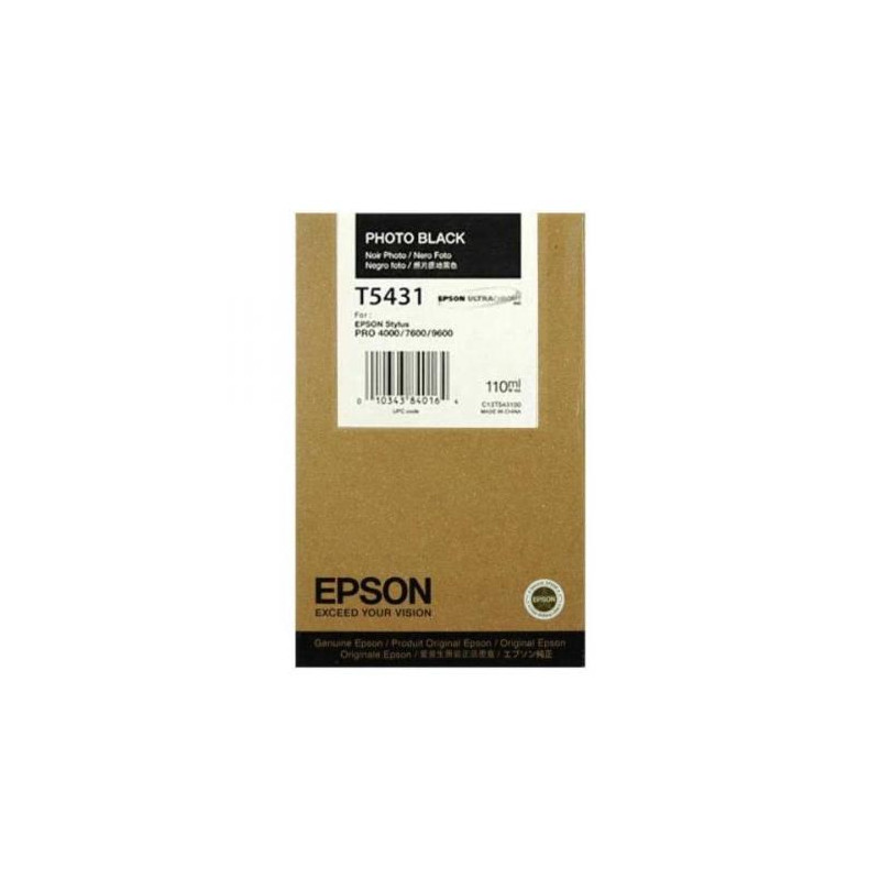 Epson oryginalny ink / tusz C13T543100, black, 110ml, Epson Stylus Pro 7600, 9600, PRO 4000 - 1