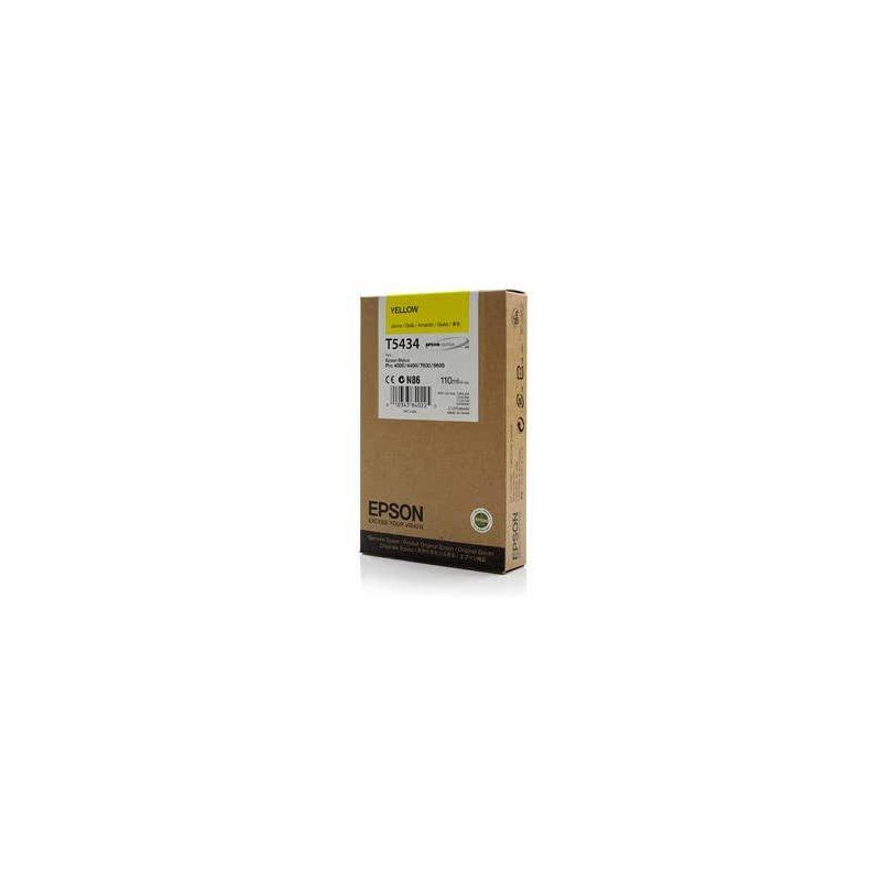 Epson oryginalny ink / tusz C13T543400, yellow, 110ml, Epson Stylus Pro 7600, 9600, PRO 4000 - 1