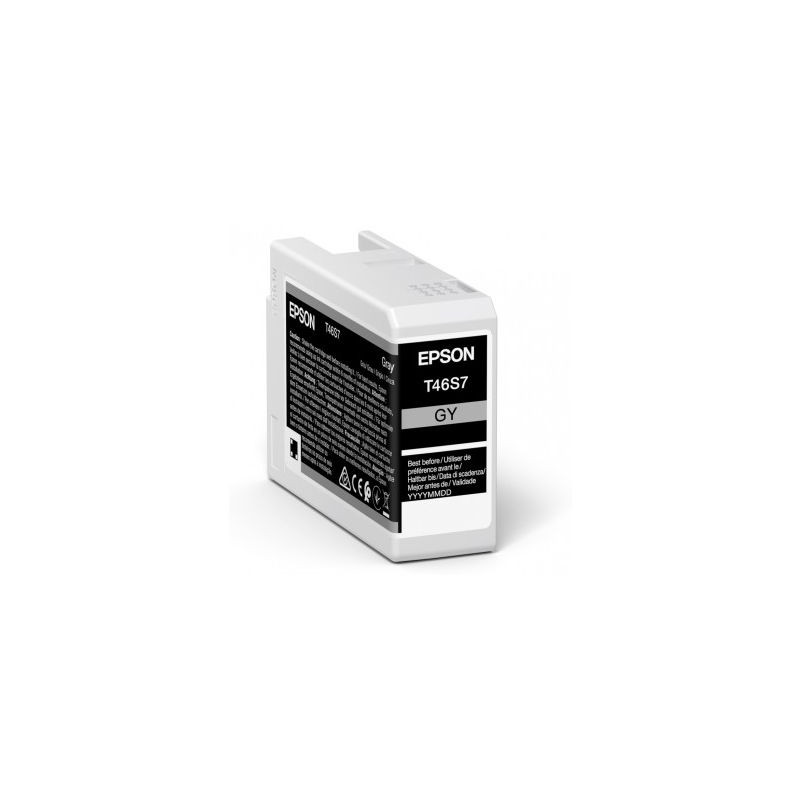 Epson oryginalny ink / tusz C13T46S700, gray, Epson SureColor P706,SC-P700 - 1