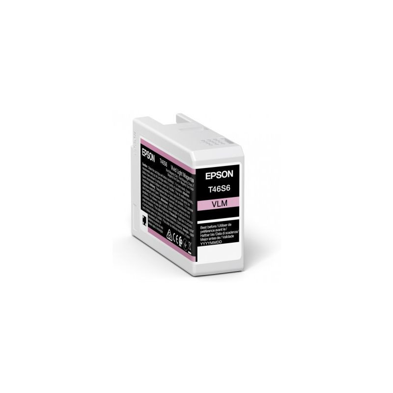 Epson oryginalny ink / tusz C13T46S600, vivid light magenta, Epson SureColor P706,SC-P700 - 1