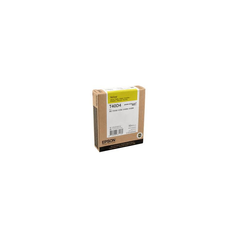 Epson oryginalny ink / tusz C13T40D440, yellow, 50ml, Epson SC-T3100, SC-T5100 - 1