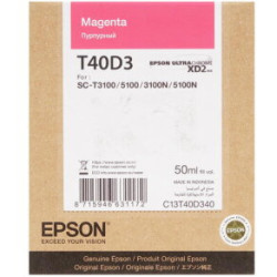 Epson oryginalny ink / tusz C13T40D340, magenta, 50ml, Epson SC-T3100, SC-T5100 - 1