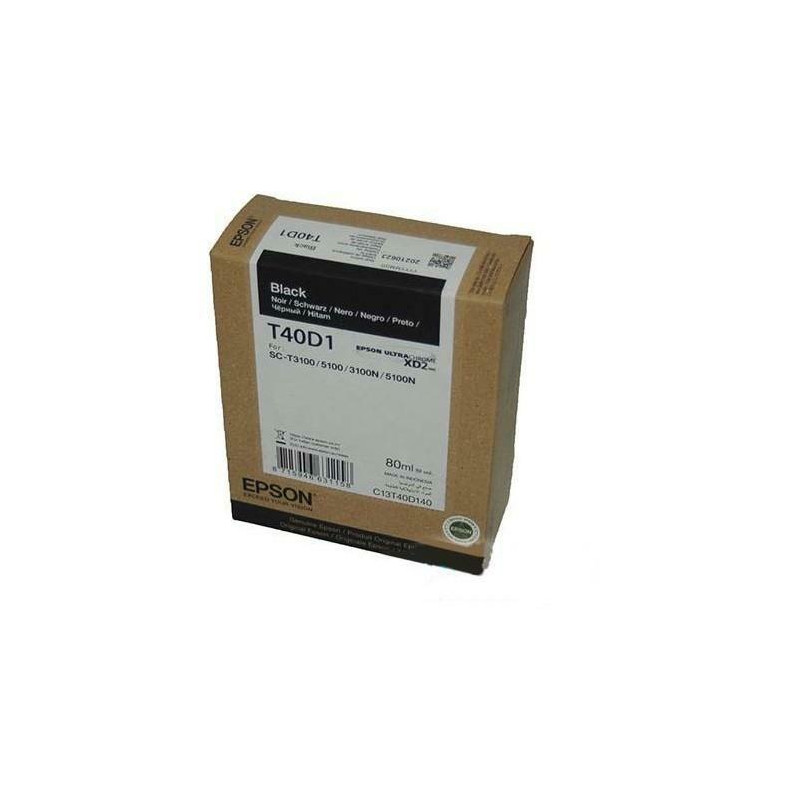 Epson oryginalny ink / tusz C13T40D140, black, 80ml, Epson SC-T3100, SC-T5100 - 1