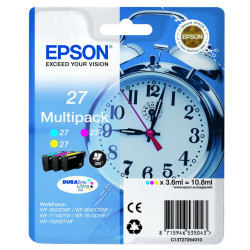 Epson oryginalny ink / tusz C13T27044022, 27, yellow, 3,6ml, Epson WF-3620, 3640, 7110, 7610, 7620 - 1