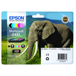 Epson oryginalny ink / tusz C13T24384011, T2438, 24XL, CMYK/light C/light M, 3x8,7/2x9,8/10ml, Epson - 1