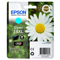 Epson oryginalny ink / tusz C13T18124022, T181240, 18XL, cyan, 6,6ml, Epson Expression Home XP-102, XP-402, XP-405, XP-302 - 1