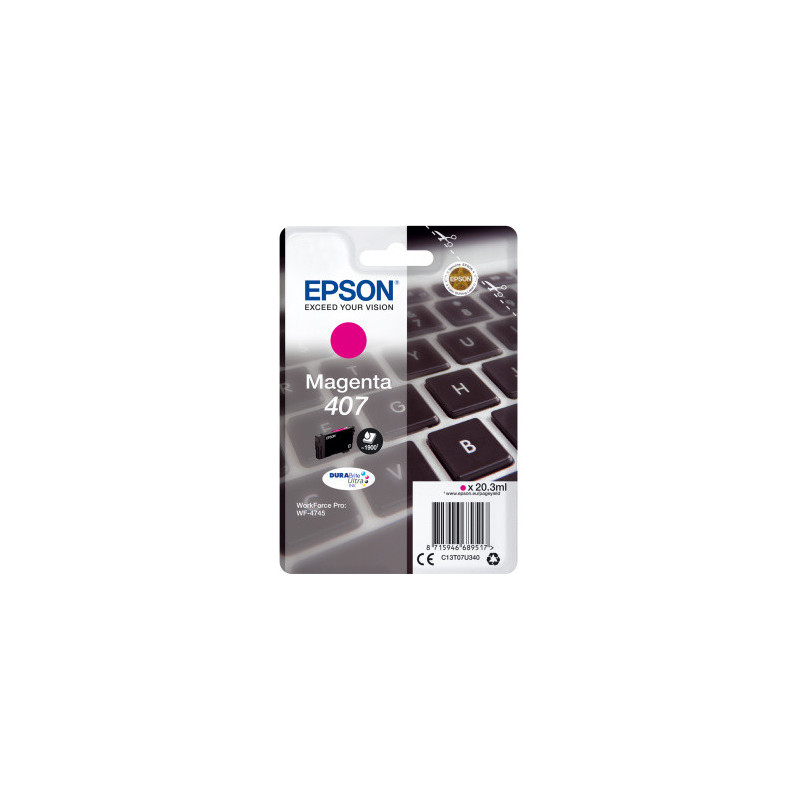 Epson oryginalny ink / tusz C13T07U340, magenta, 1900s, 20.3ml, Epson WF-4745 - 1