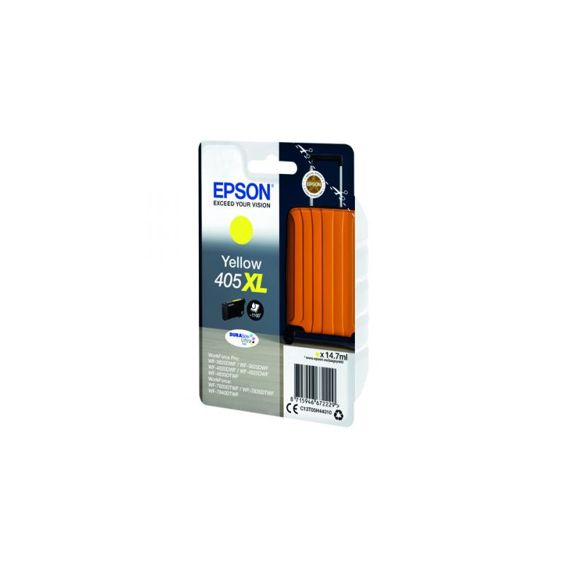 Epson oryginalny ink / tusz C13T05H44010, 405XL, yellow, 1x14.7ml, Epson WF-7835DTWF, WF-7830DTWF, WF-7840DTWF, WF-4830DTWF - 1