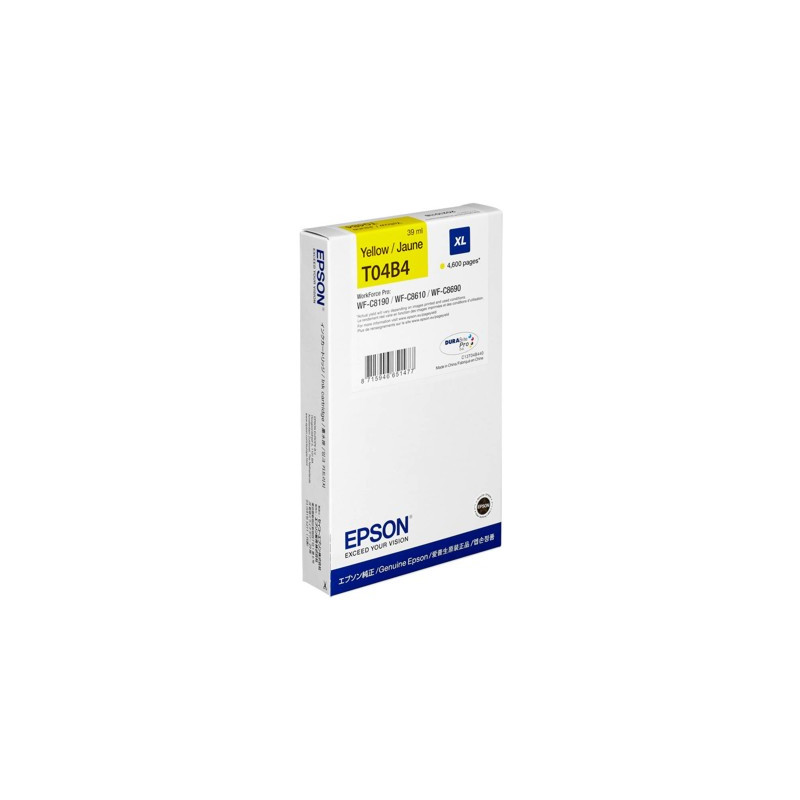 Epson oryginalny ink / tusz C13T04B440, XL, yellow, Epson WF-C81xx, WF-C86xx - 1