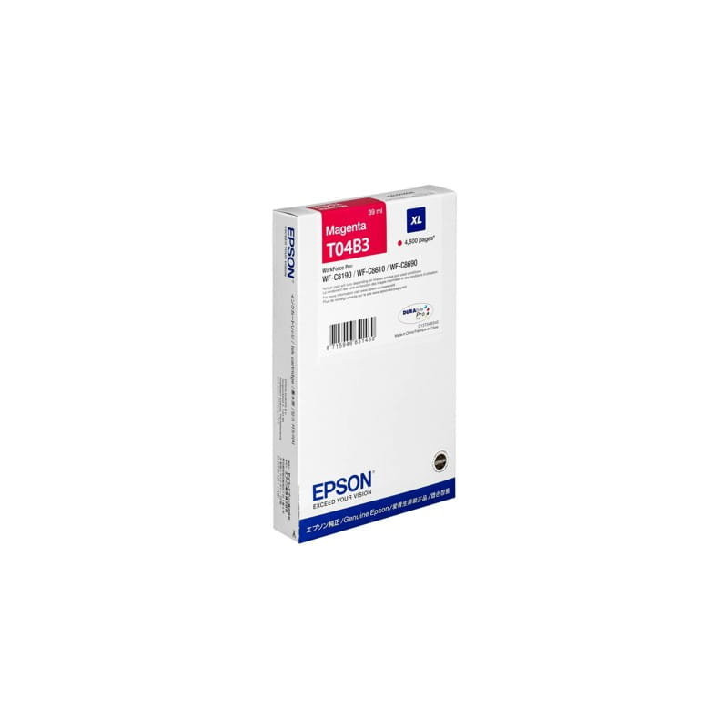 Epson oryginalny ink / tusz C13T04B340, XL, magenta, Epson WF-C81xx, WF-C86xx - 1