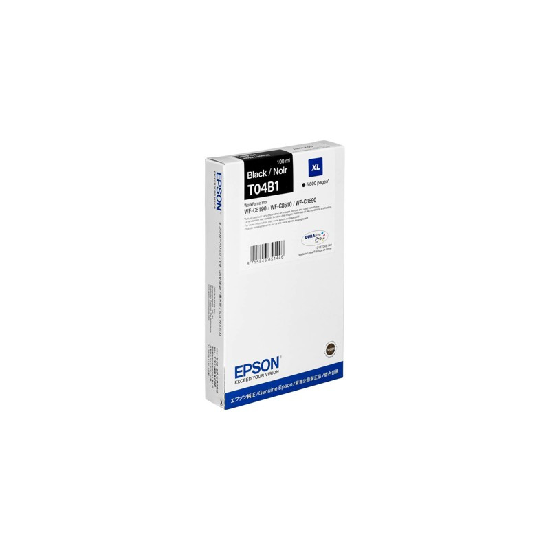 Epson oryginalny ink / tusz C13T04B140, XL, black, 5800s, Epson WF-C8190, WF-C8690 - 1