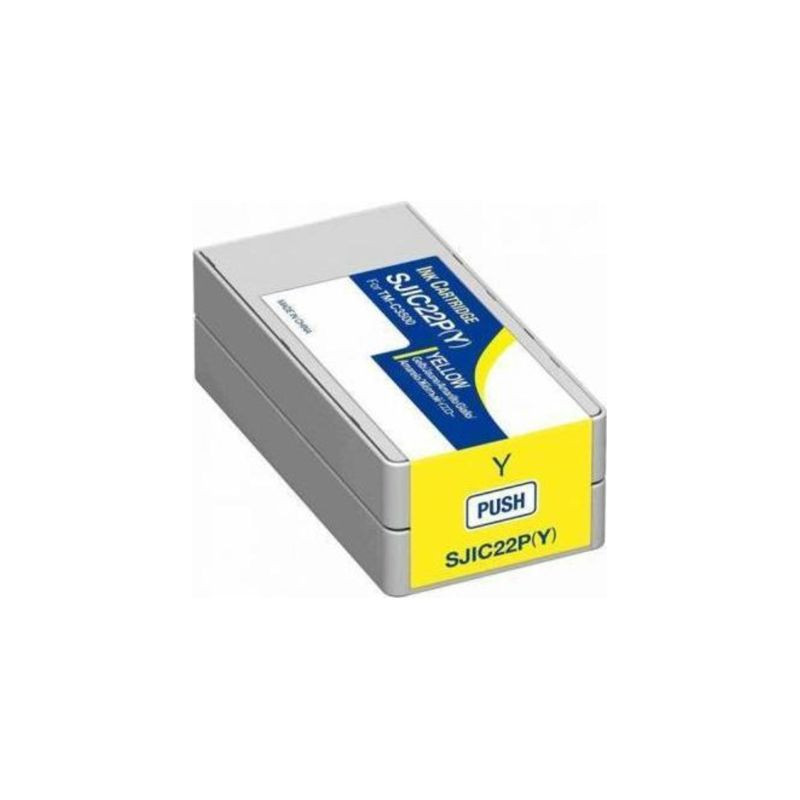 Epson oryginalny ink / tusz C33S020604, z yellow, SJIC22P(Y), Epson ColorWorks C3500 - 1
