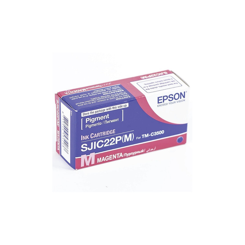 Epson oryginalny ink / tusz C33S020603, z magenta, SJIC22P(M), Epson ColorWorks C3500 - 1