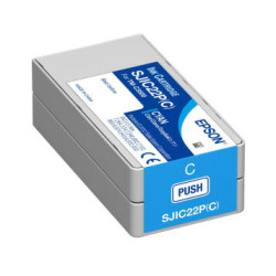 Epson oryginalny ink / tusz C33S020602, z cyan, SJIC22P(C), Epson ColorWorks C3500 - 1
