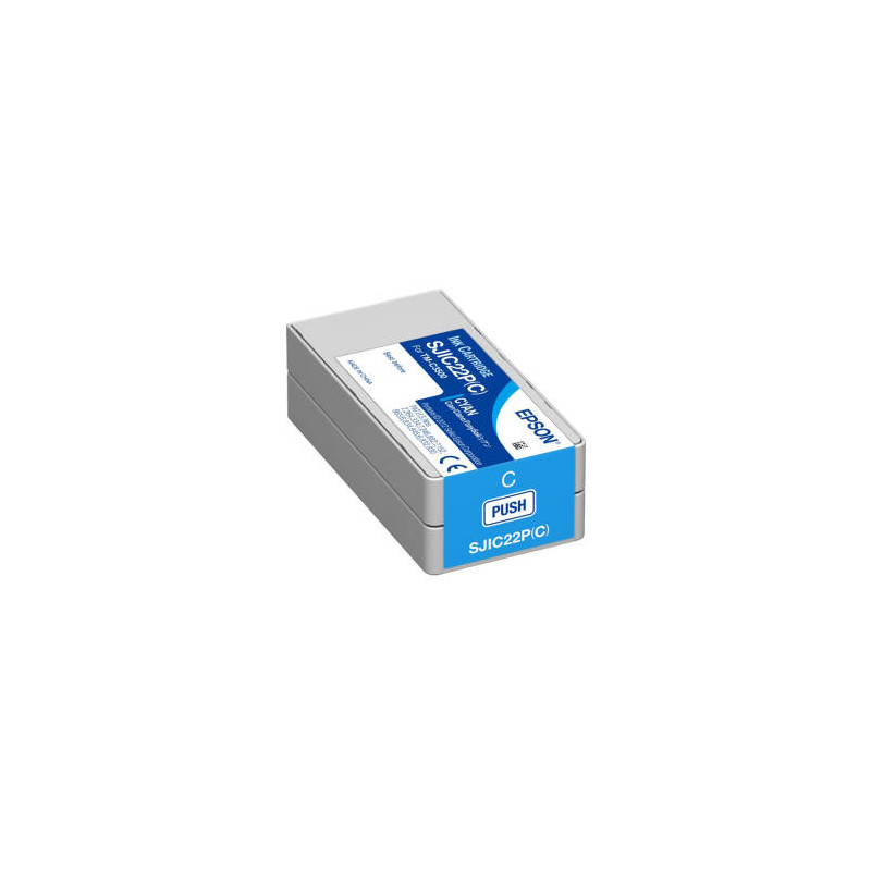 Epson oryginalny ink / tusz C33S020602, z cyan, SJIC22P(C), Epson ColorWorks C3500 - 1