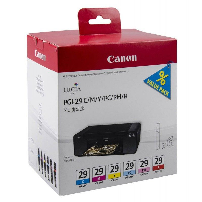 Canon oryginalny ink / tusz PGI29 CMY/PC/PM/R Multi, CMYK, 4873B005, Canon PIXMA Pro 1 - 1