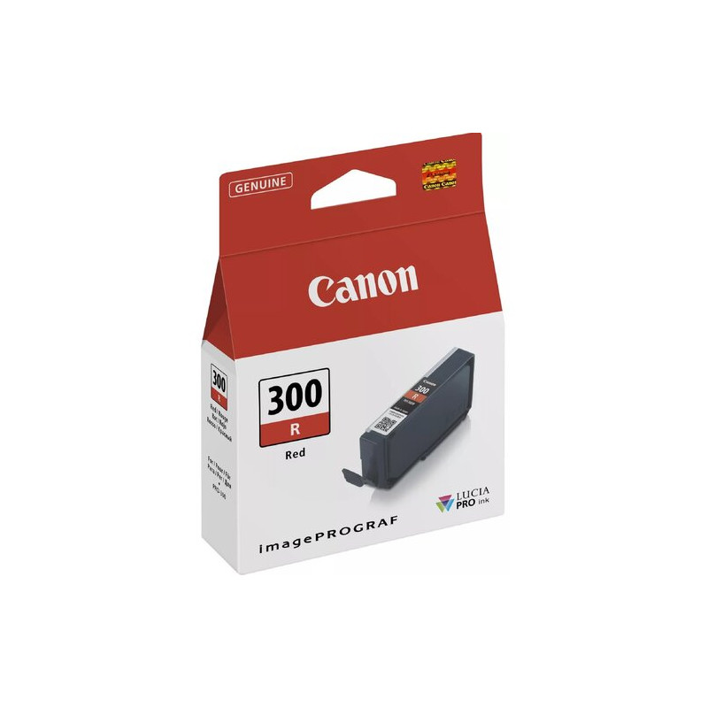 Canon oryginalny ink / tusz PFI300R, red, 14,4ml, 4199C001, Canon imagePROGRAF PRO-300 - 1