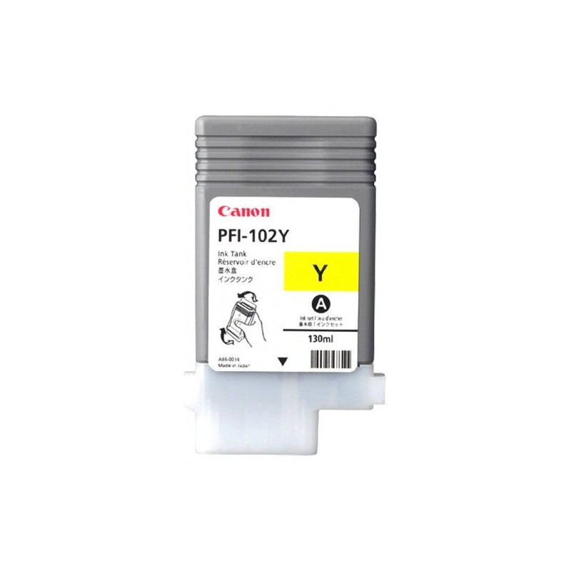 Canon oryginalny ink / tusz PFI102Y, yellow, 130ml, 0898B001, Canon iPF-500, 600, 700, 765 - 1