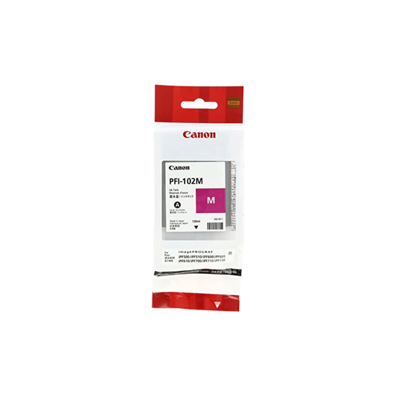 Canon oryginalny ink / tusz PFI102M, magenta, 130ml, 0897B001, Canon iPF-500, 600, 700 - 1