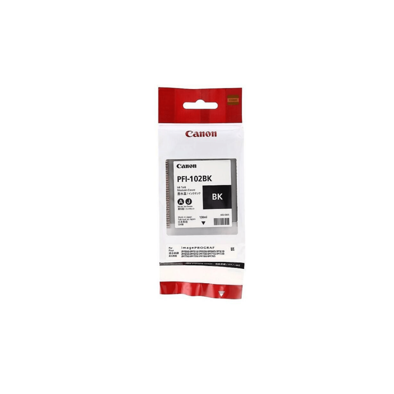 Canon oryginalny ink / tusz PFI102BK, black, 130ml, 0895B001, Canon iPF-500, 600, 700, 765 - 1