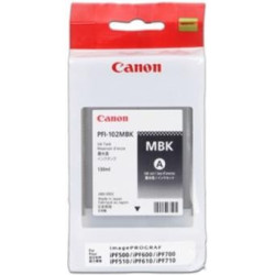 Canon oryginalny ink / tusz PFI102MBK, matte black, 130ml, 0894B001, Canon iPF-500, 600, 700, 765 - 1