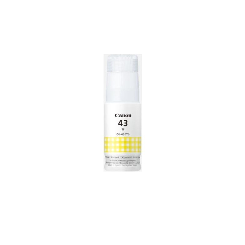 Canon oryginalny ink / tusz GI-43 Y, yellow, 3700s, 4689C001, Canon Pixma G540, G640 - 1