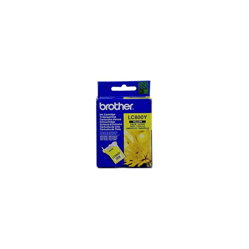 Brother oryginalny ink / tusz LC-800Y, yellow, 400s, Brother MFC-3220C, 4820CN, 3420C, 3820CN - 1