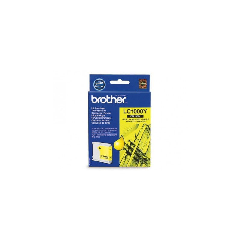 Brother oryginalny ink / tusz LC-1000Y, yellow, 400s, Brother DCP-330C, 540CN, 130C, MFC-240C, 440CN - 1
