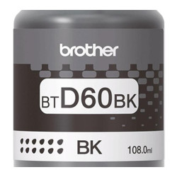 Brother oryginalny ink / tusz BTD60BK, uszkodzone opakowanie typ black, 6500s, 108ml, Brother DCP T310, DCP T510W, DCP T710W - 1