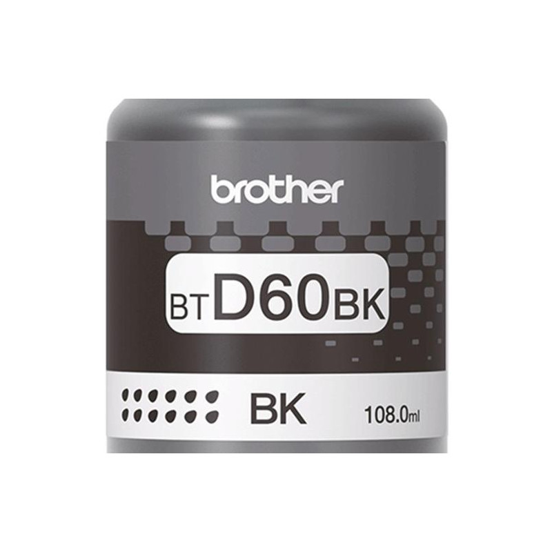 Brother oryginalny ink / tusz BTD60BK, uszkodzone opakowanie typ black, 6500s, 108ml, Brother DCP T310, DCP T510W, DCP T710W - 1
