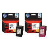 ZESTAW TUSZY HP 650 CZARNY CZ101AE + KOLOR CZ102A - 1