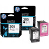 ZESTAW TUSZY HP 305 CZARNY + KOLOR 3YM61AE i 3YM60AE - 1