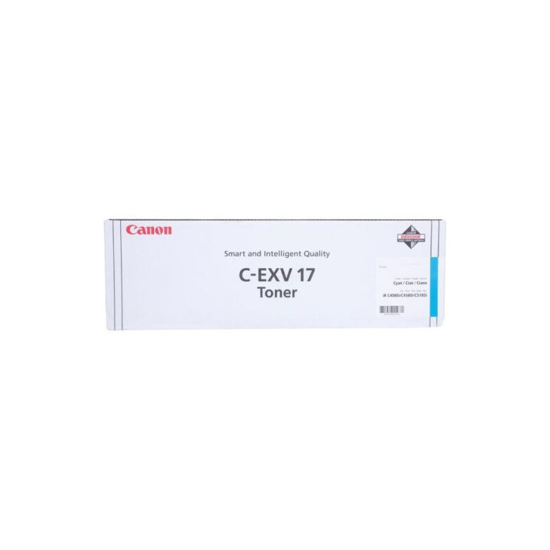 Canon oryginalny toner CEXV17, cyan, 36000s, 0261B002, Canon iR-C4x80i, O - 1