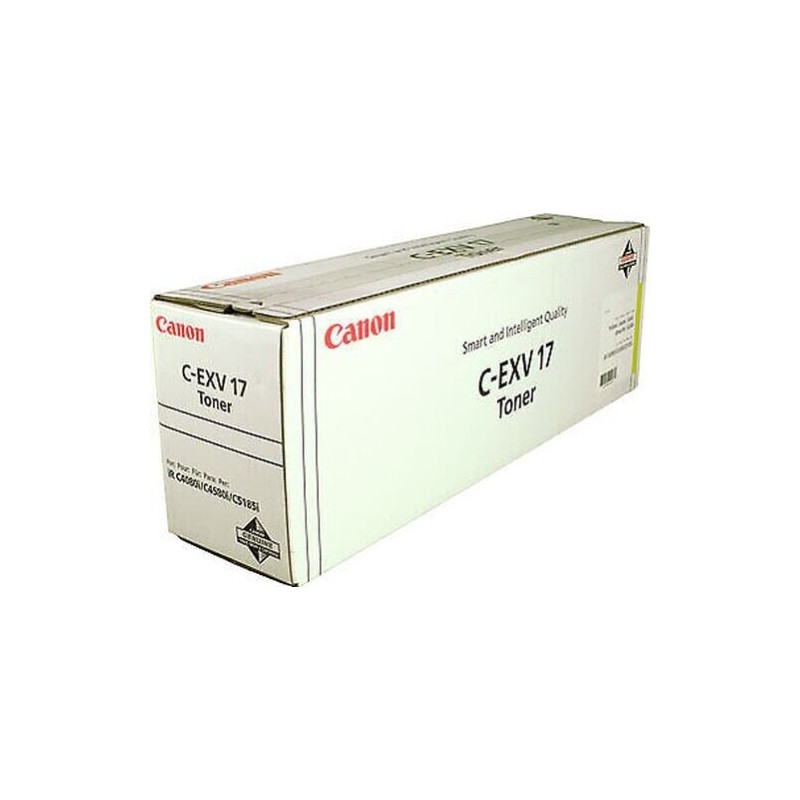Canon oryginalny toner CEXV17, yellow, 36000s, 0259B002, Canon iR-C4x80i, O - 1