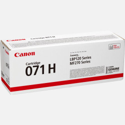 Canon originální toner 071H, black, 2500str., 5646C002, high capacity,,  Canon MF272dw, MF275dw, LBP122dw, O - 1