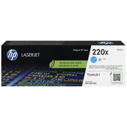 HP 220X Cyan Original LaserJet Toner Cartridge - 1