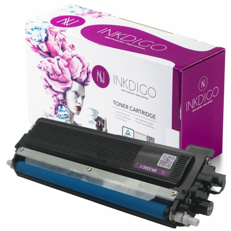 Toner INKDIGO do BROTHER TN 230 Cyan - 1