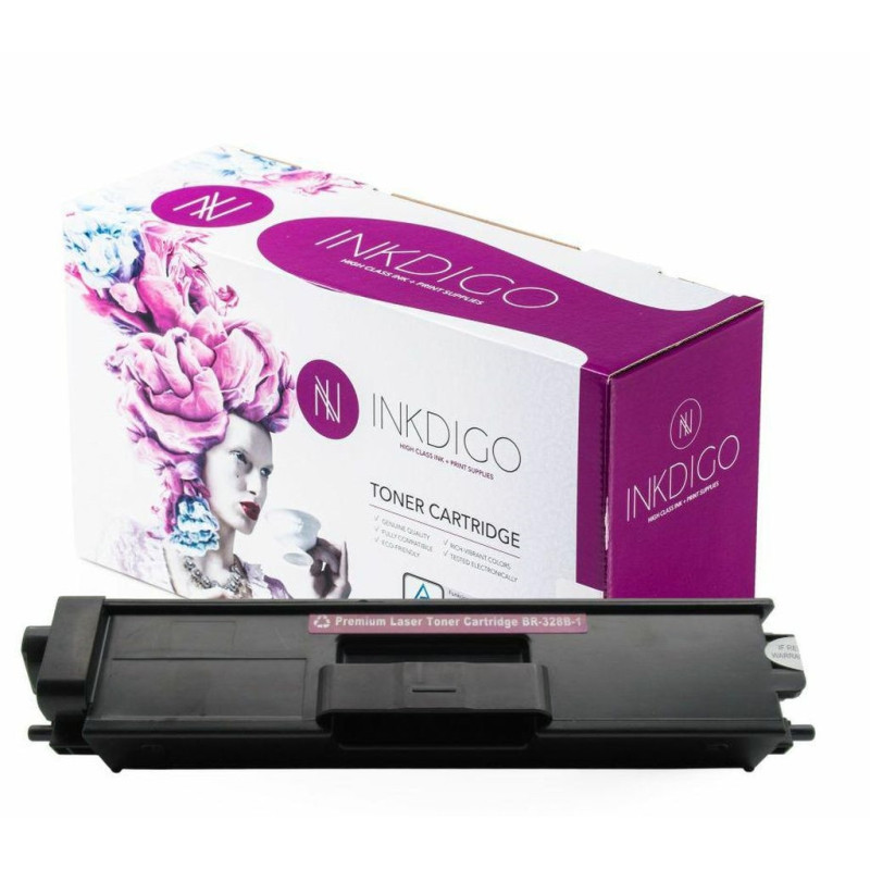 Toner INKDIGO do BROTHER TN 328 Black - 1