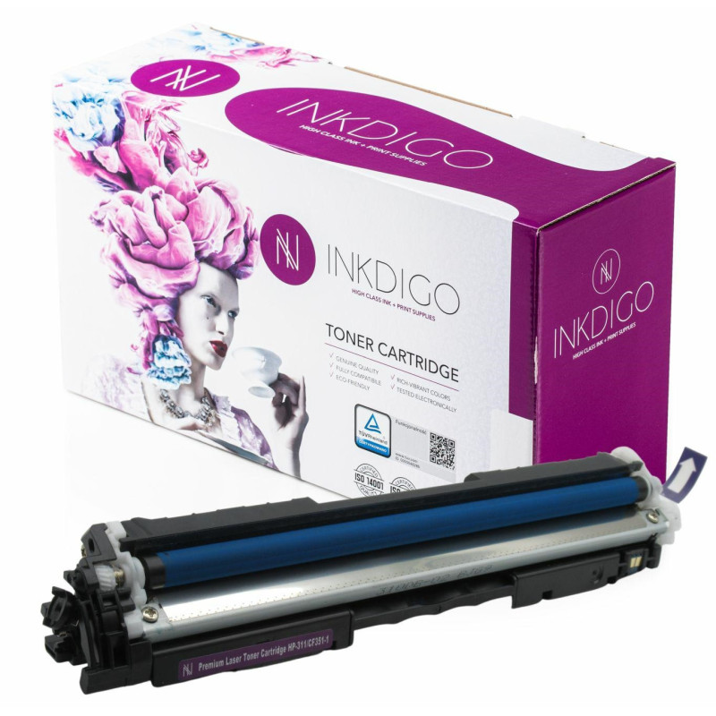 Toner INKDIGO do HP CE 311A Cyan - 1
