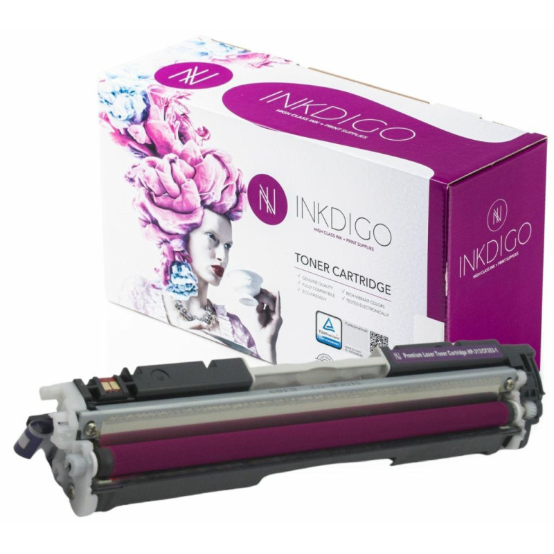 Toner INKDIGO do HP CE 313A Magenta - 1
