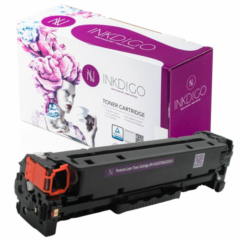 Toner INKDIGO do HP CE 413A Magenta - 1