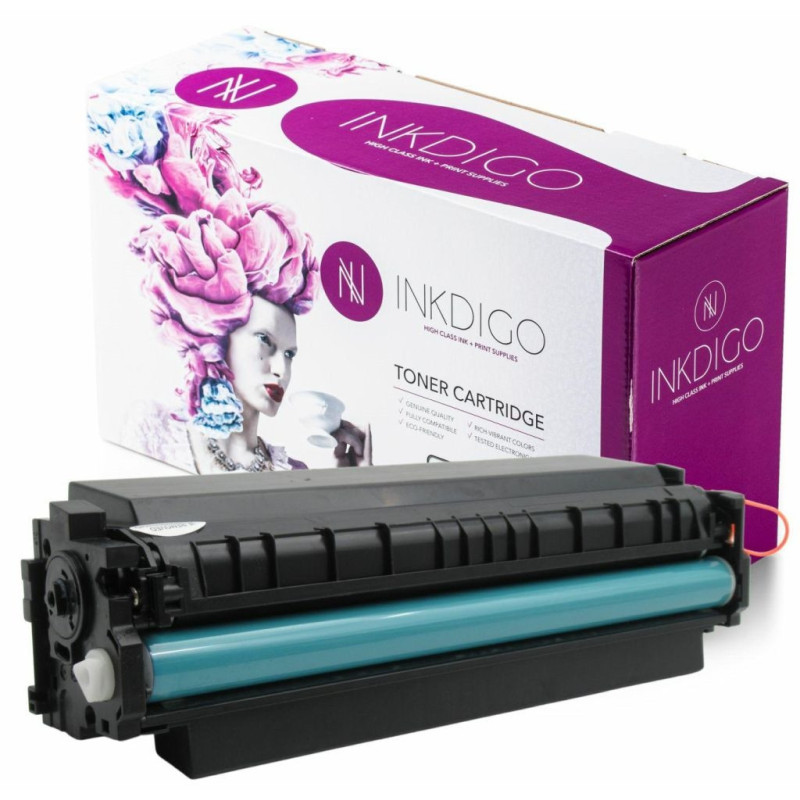 Toner INKDIGO do HP W2031X Cyan chip - 1