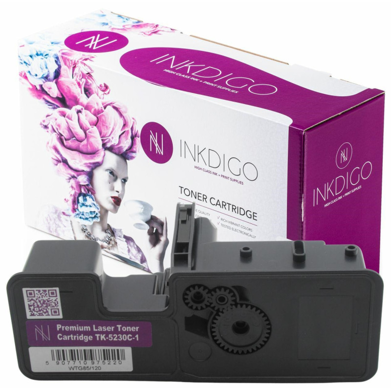 Toner INKDIGO do KYOCERA TK 5230 Cyan - 1