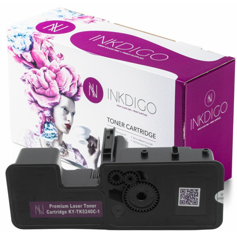Toner INKDIGO do KYOCERA TK 5240 Cyan - 1