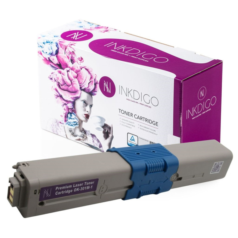 Toner INKDIGO do OKI C 301 Magenta - 1